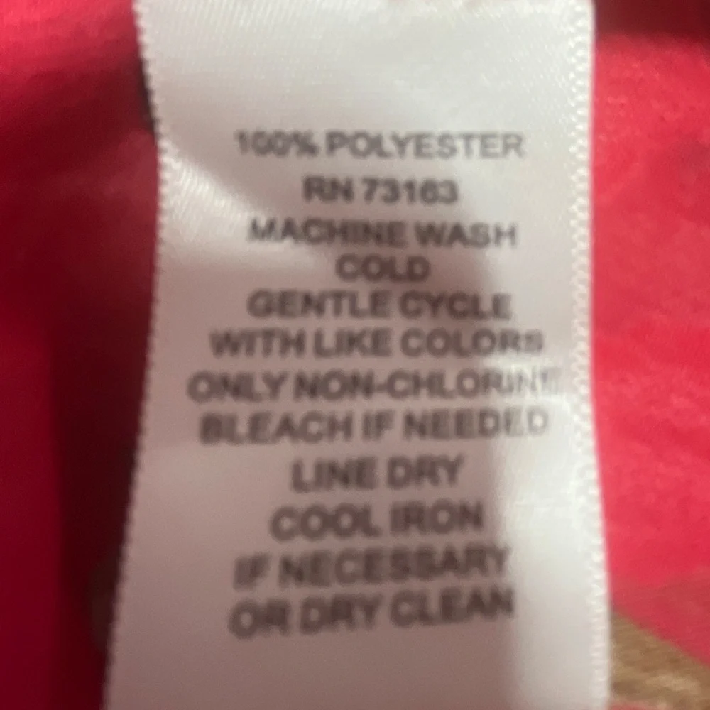 Cupio Pink Floral Tunic Top Blouse Size Medium - Picture 6 of 7